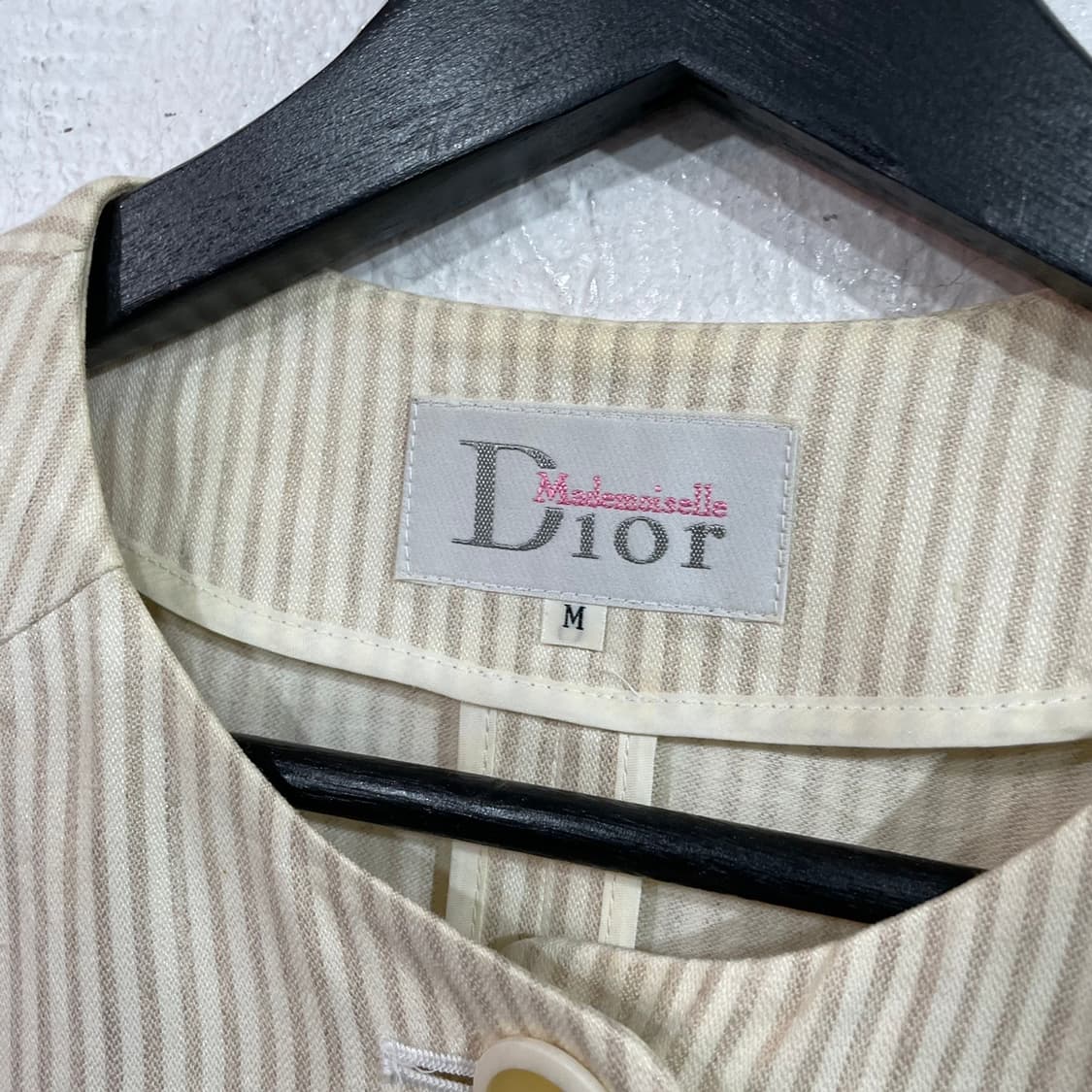 디올 스트라이프 패턴 트위드 자켓 상품이미지6