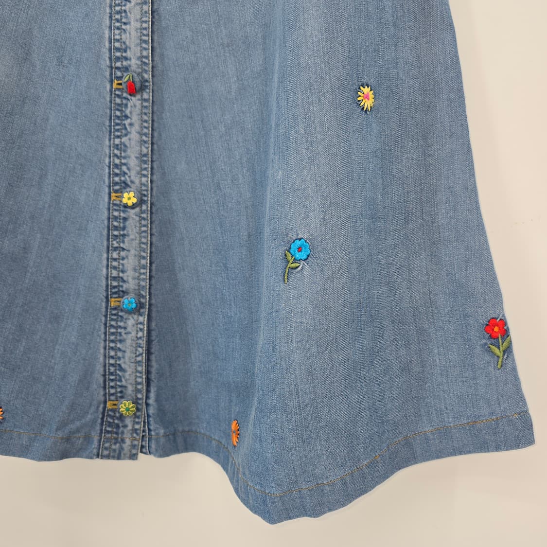 White Horse TENCEL Denim Skirt 27" 상품이미지3