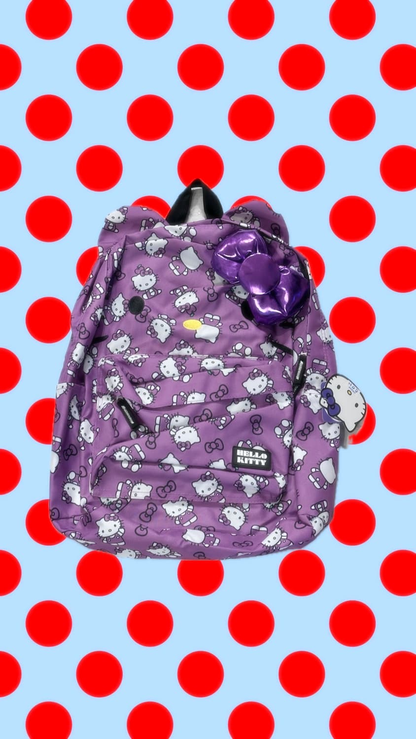 2015 홋카이도 퍼플 키티 백팩 🎒 상품이미지1