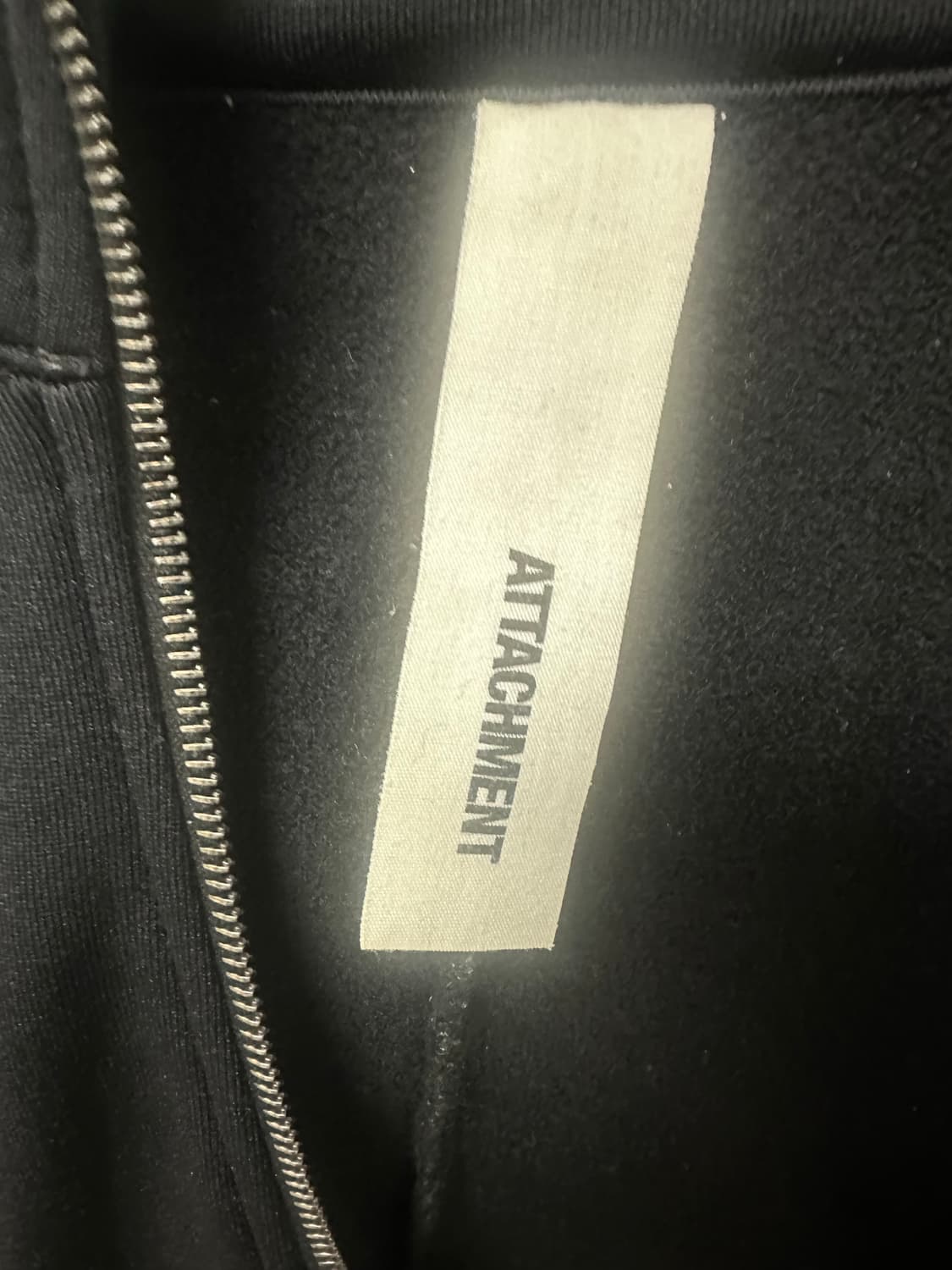 카즈유키 쿠마가이 어태치먼트 사선 후드 집업 S 상품이미지4