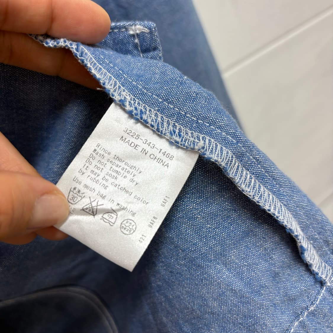 GARBSTORE 가브스토어 데님 워크 자켓 XS 상품이미지7