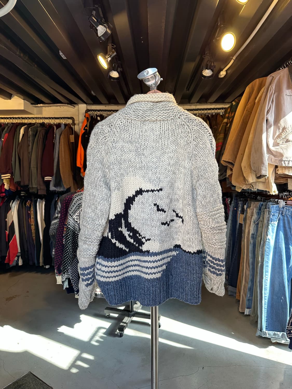 캐나다 헤비 울 코위찬 스웨터 상품이미지2