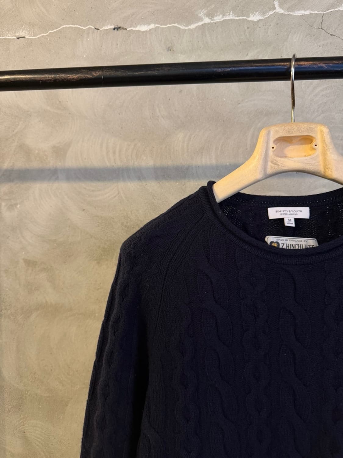 유나이티드 애로우 램스울 니트 슬림100 상품이미지2