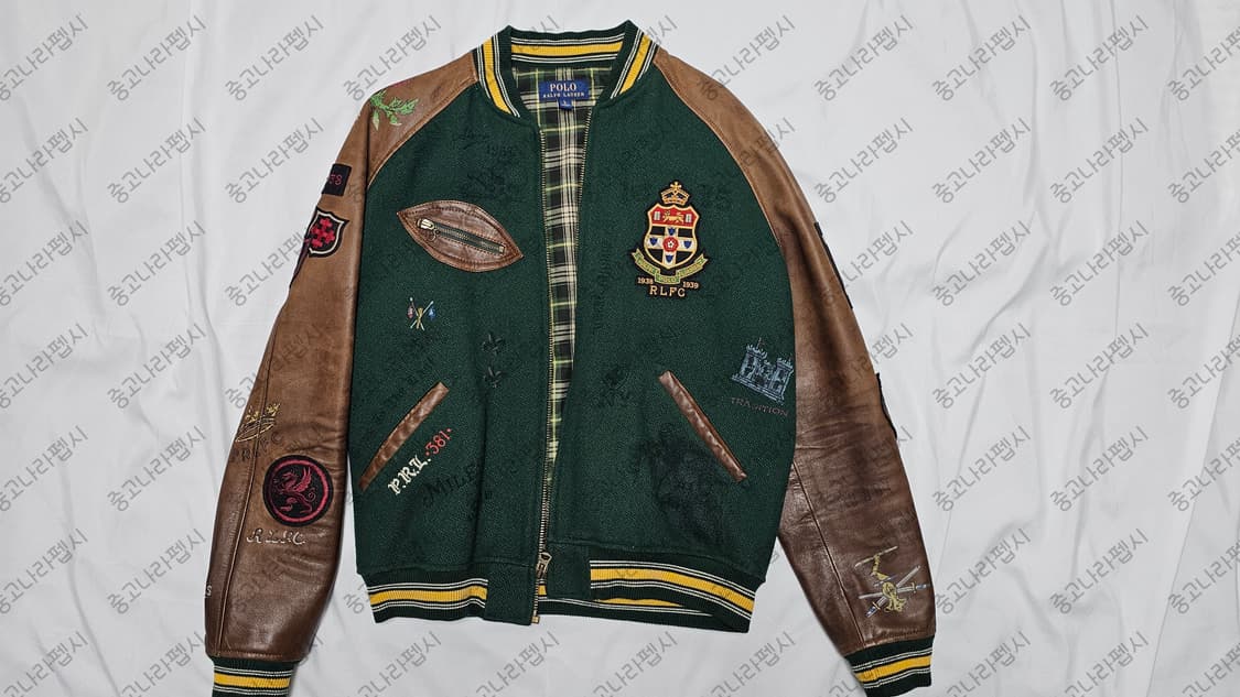 폴로랄프로렌 양가죽 스타디움 자켓 상품이미지1