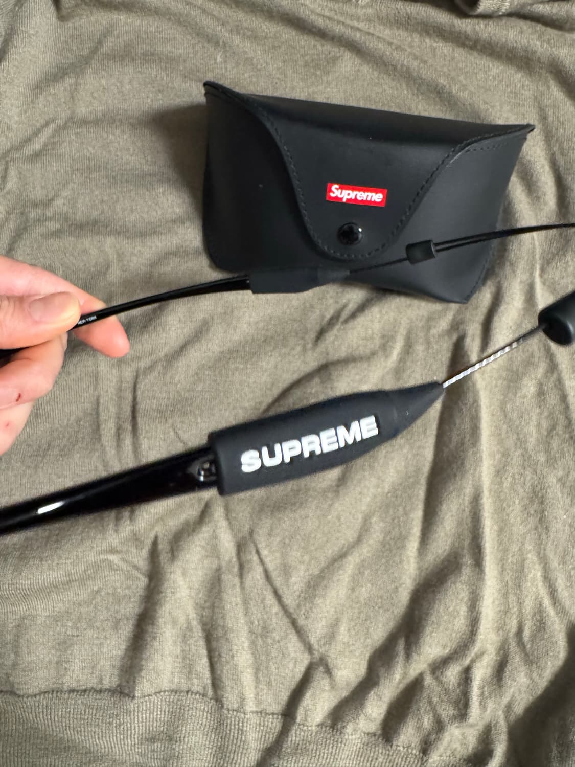 슈프림 퓨즈 선글라스 블랙  상품이미지7