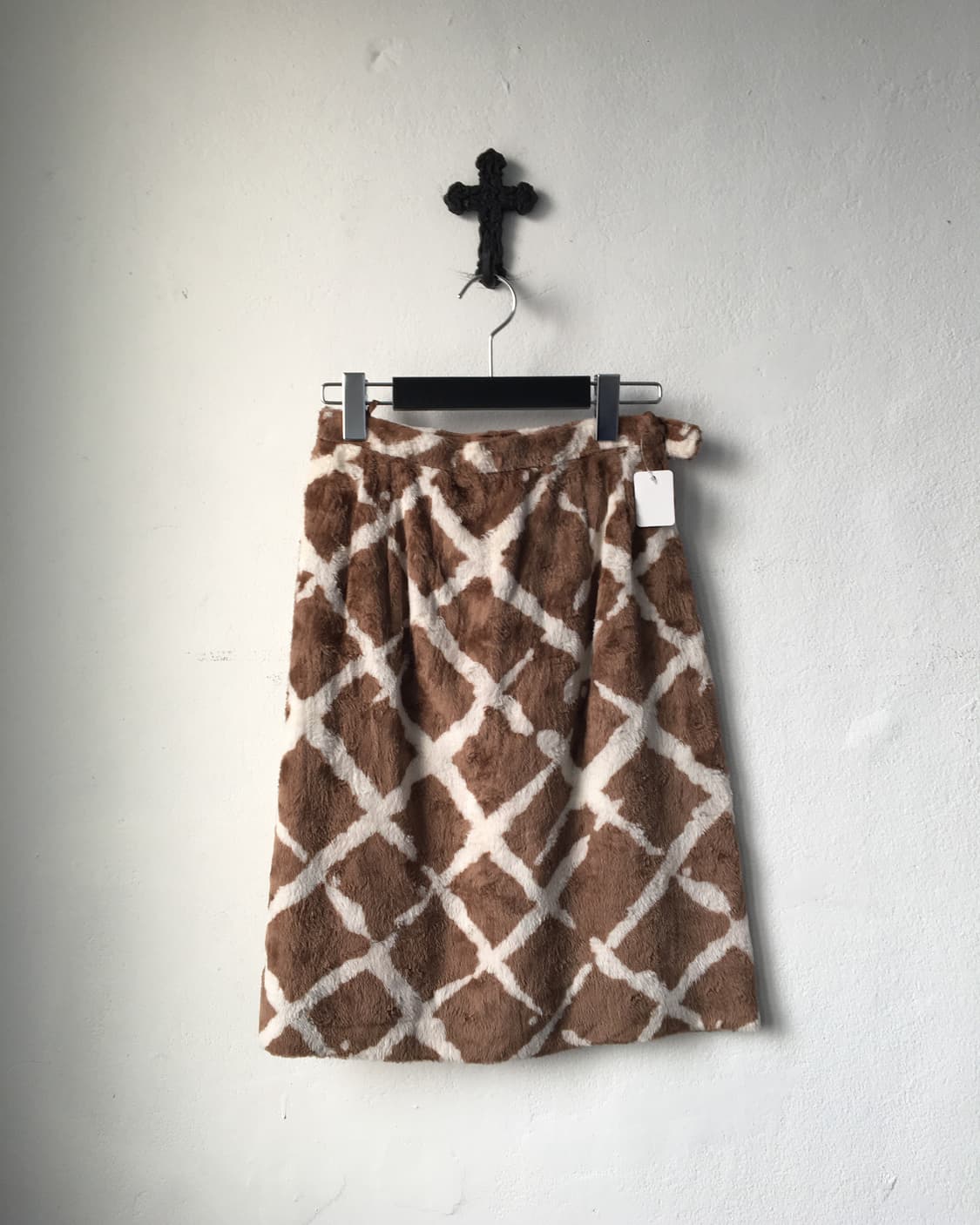 Fake fur pattern skirt 상품이미지1