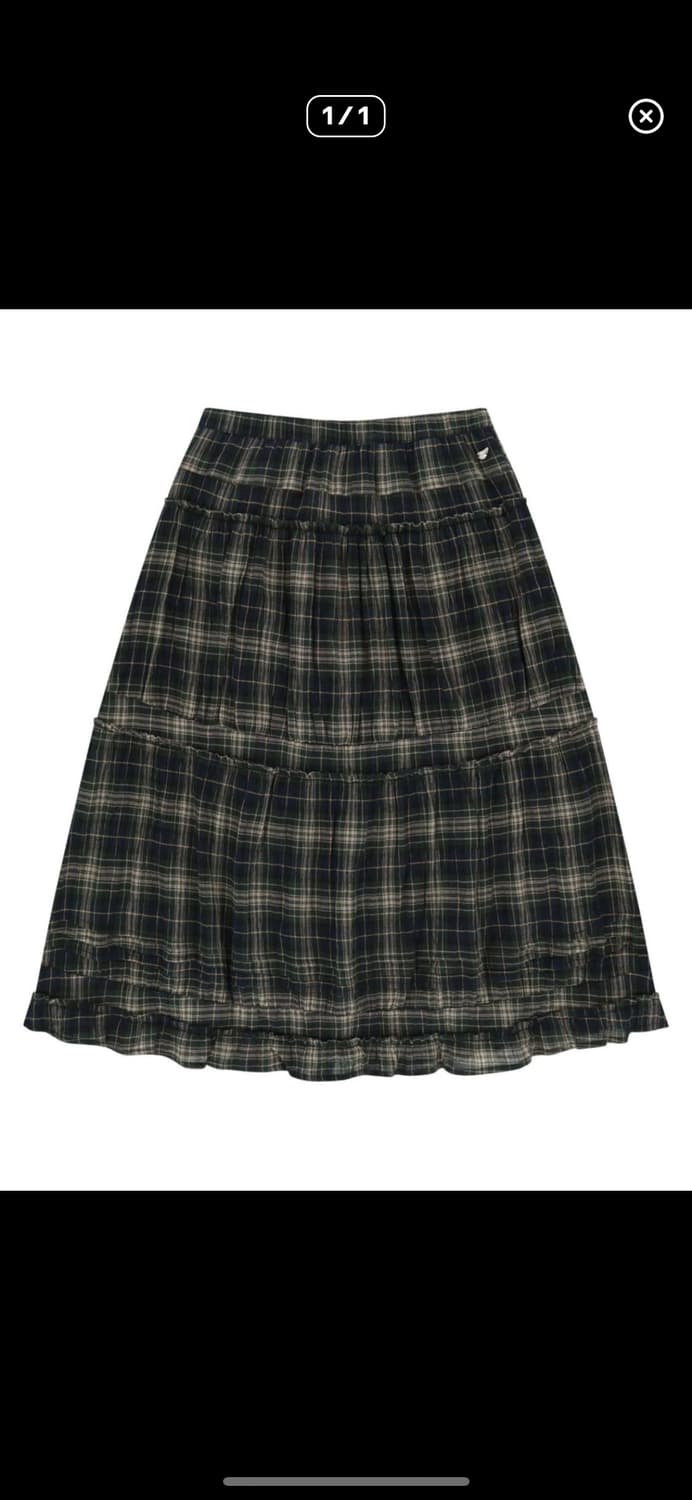 코이세이오 셔링 미디 스커트 2 상품이미지1