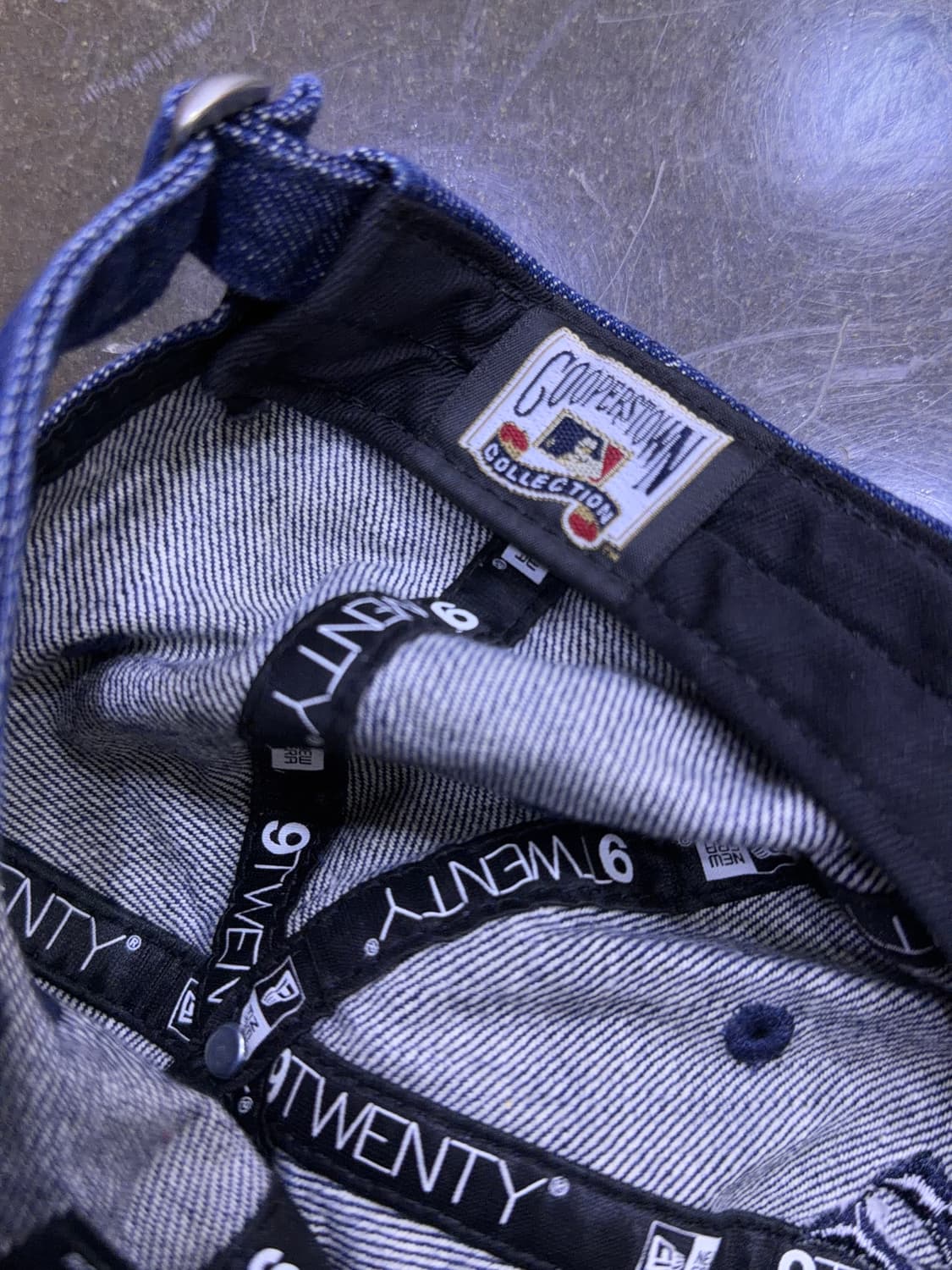 뉴에라 MLB 뉴욕 양키스 NY 데님 볼캡 유스 야구모자 상품이미지7