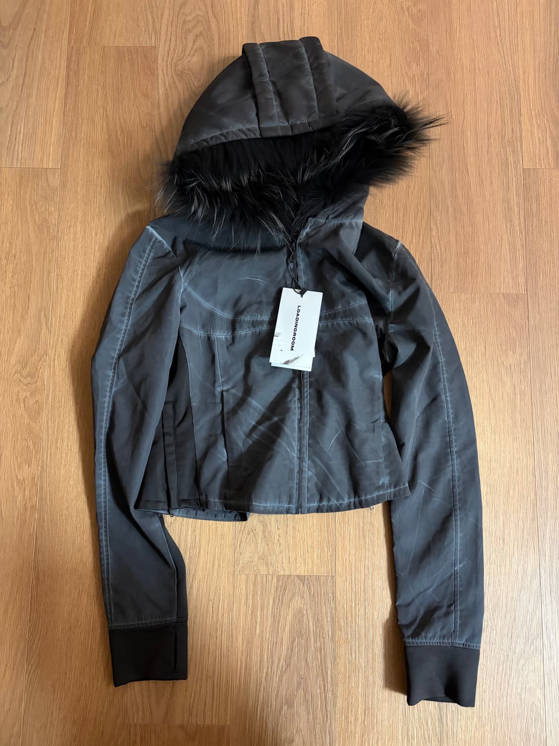 [1] 로딩룸 퍼 후디 집업 자켓 상품이미지1