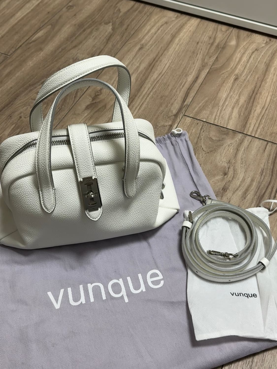 분크 토크 토트백 화이트 스몰 상품이미지1