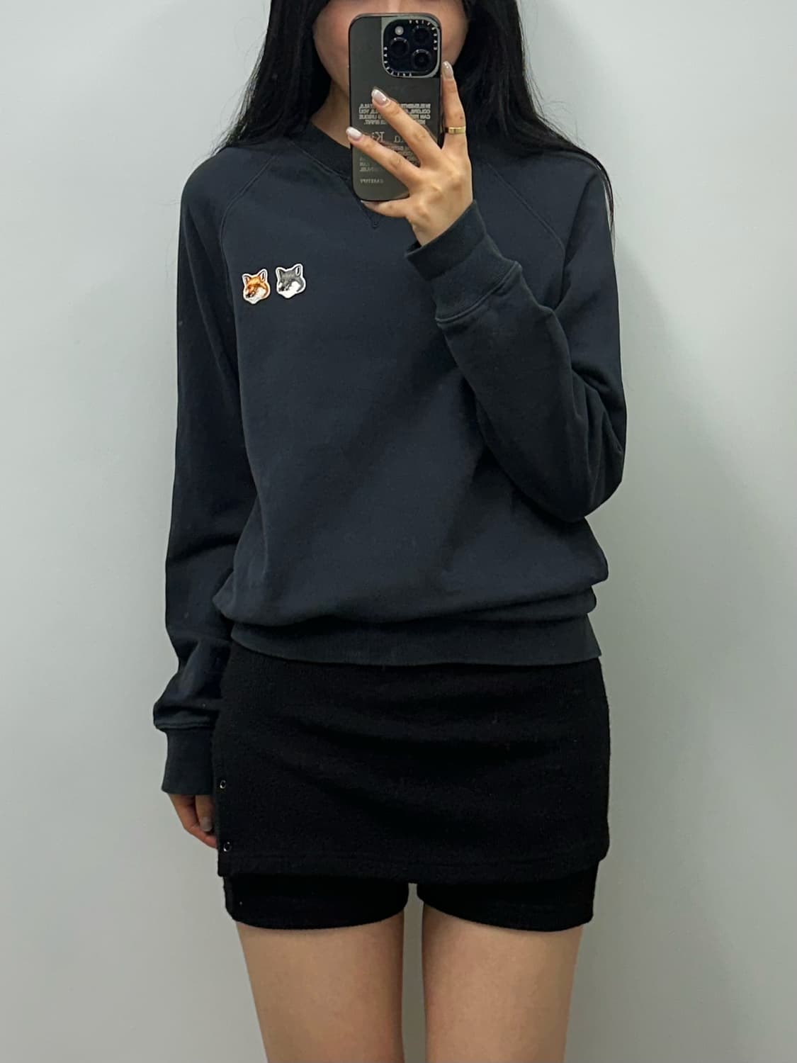 메종키츠네 더블 폭스 헤드 맨투맨 상품이미지1