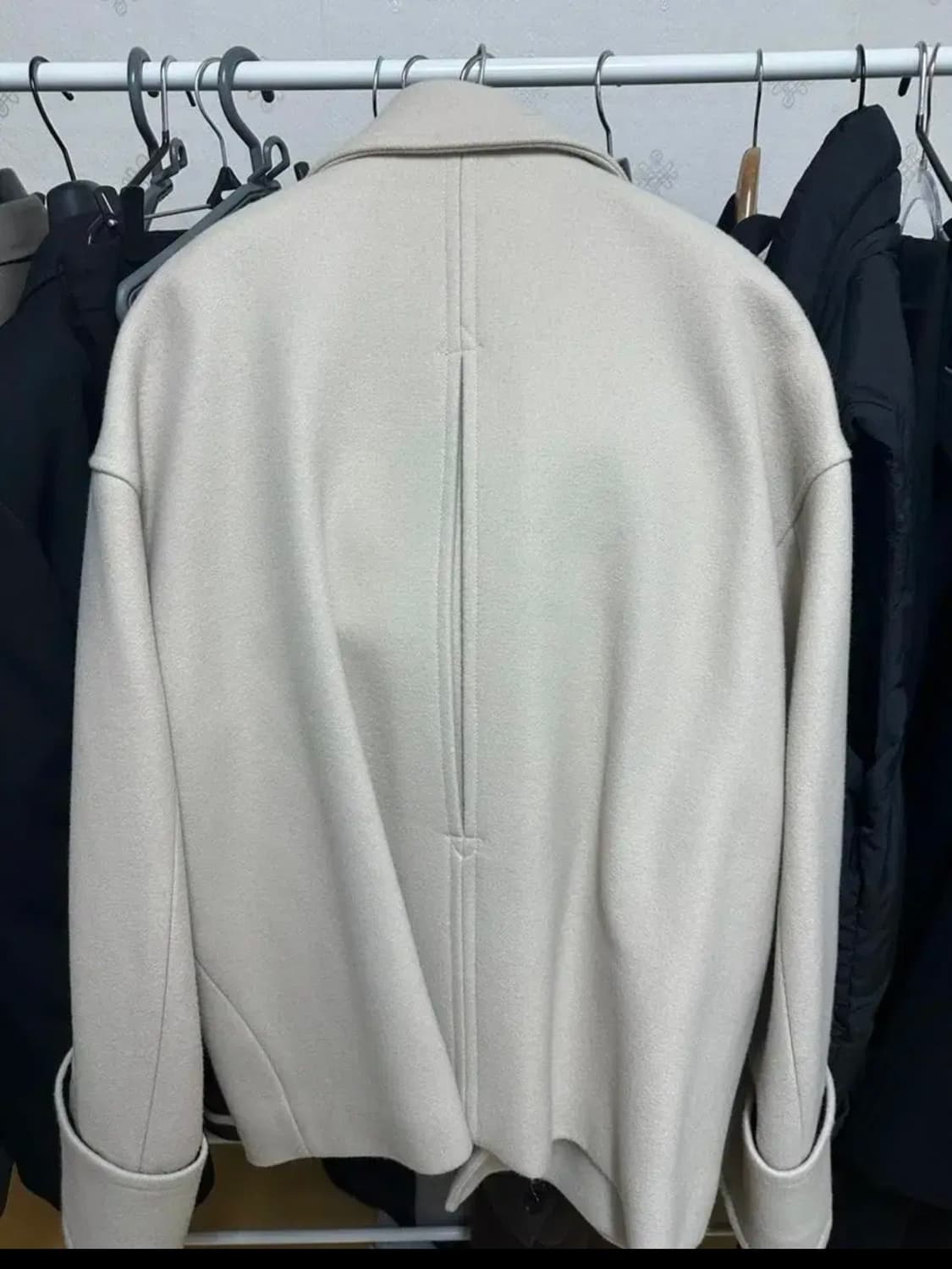 엘무드 하프코트 크림 상품이미지3