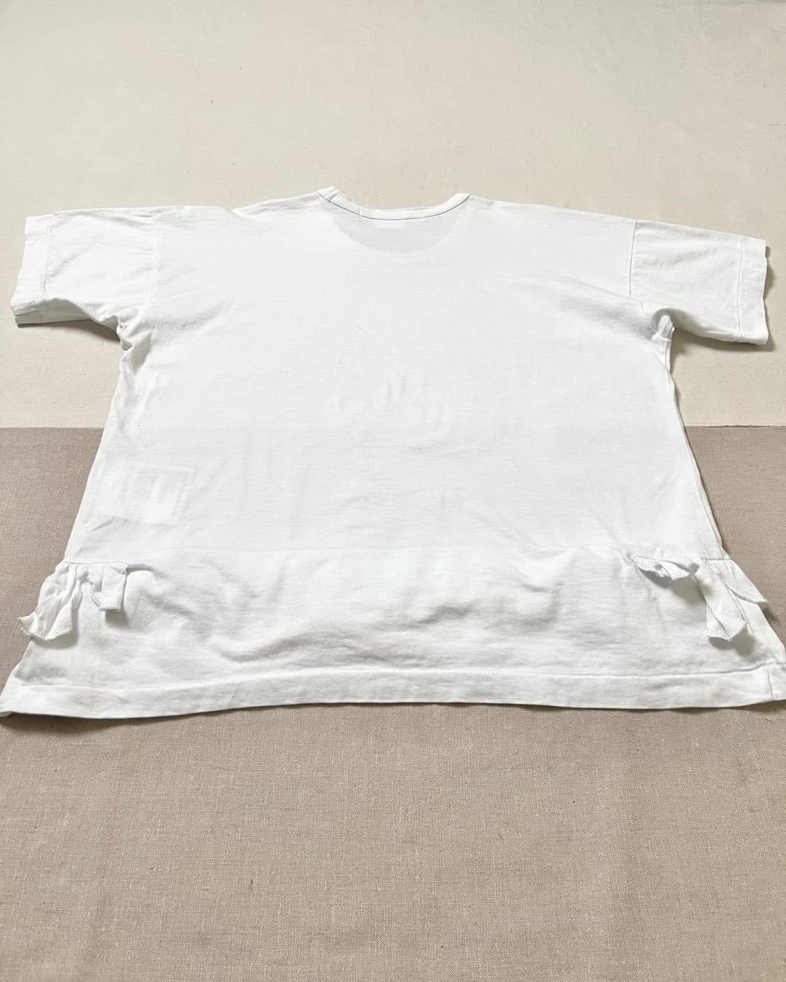 꼼데가르송 프릴 헴 티셔츠 comme des garcons frill 상품이미지4