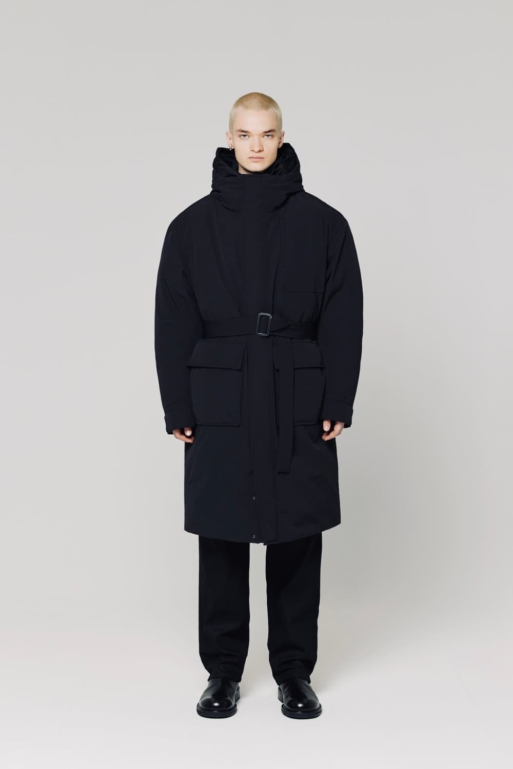 메종미네드 MAISON MINED 구스다운 롱 패딩 코트 상품이미지1