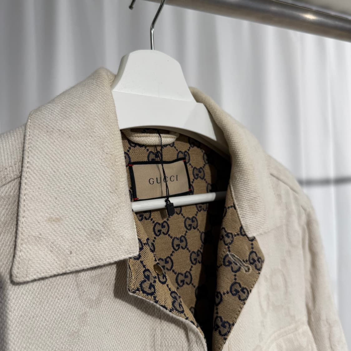 (48) 구찌 gg 점보 트러커 자켓 상품이미지3