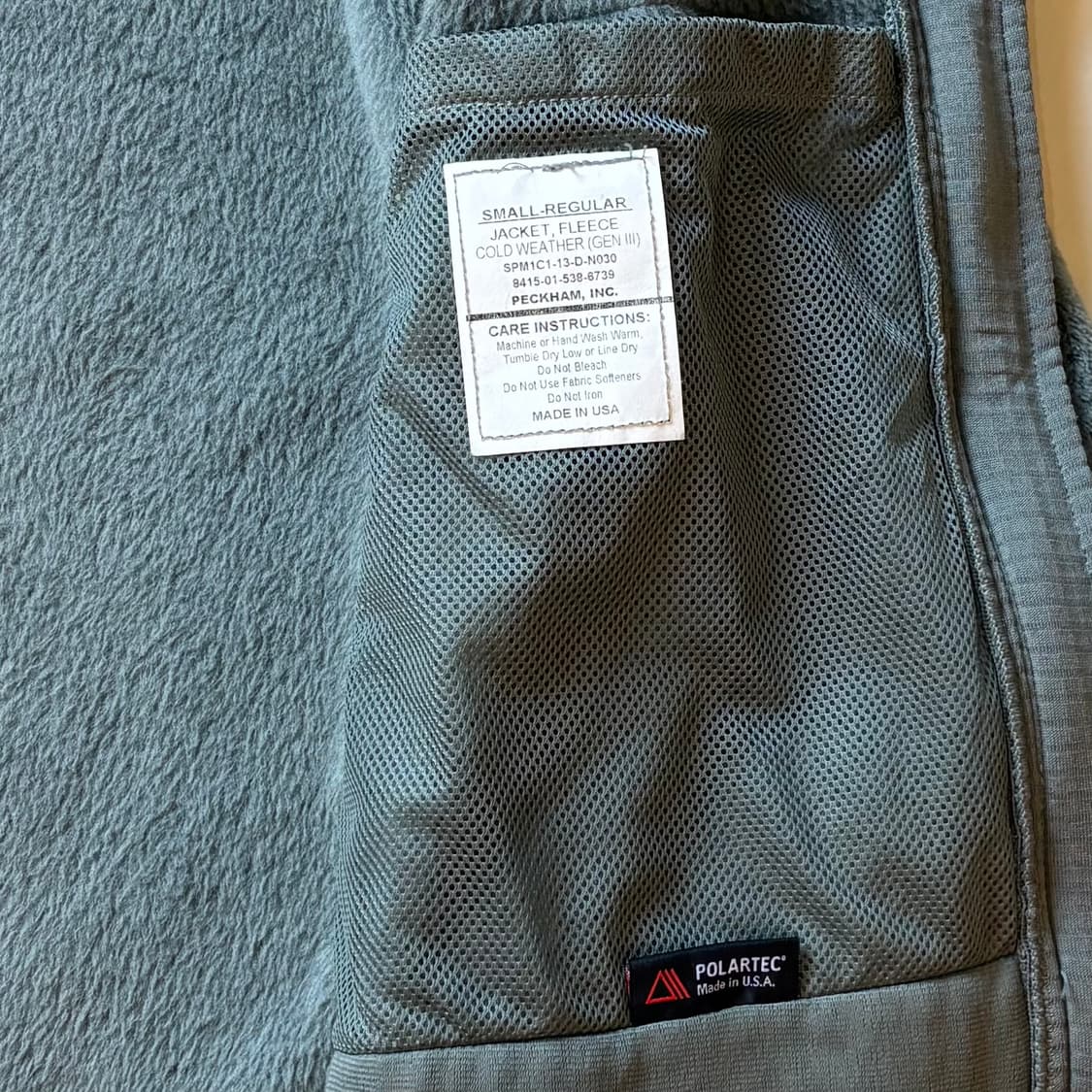 [S-R] ECWCS Genlll 폴라텍 플리스 자켓 상품이미지7