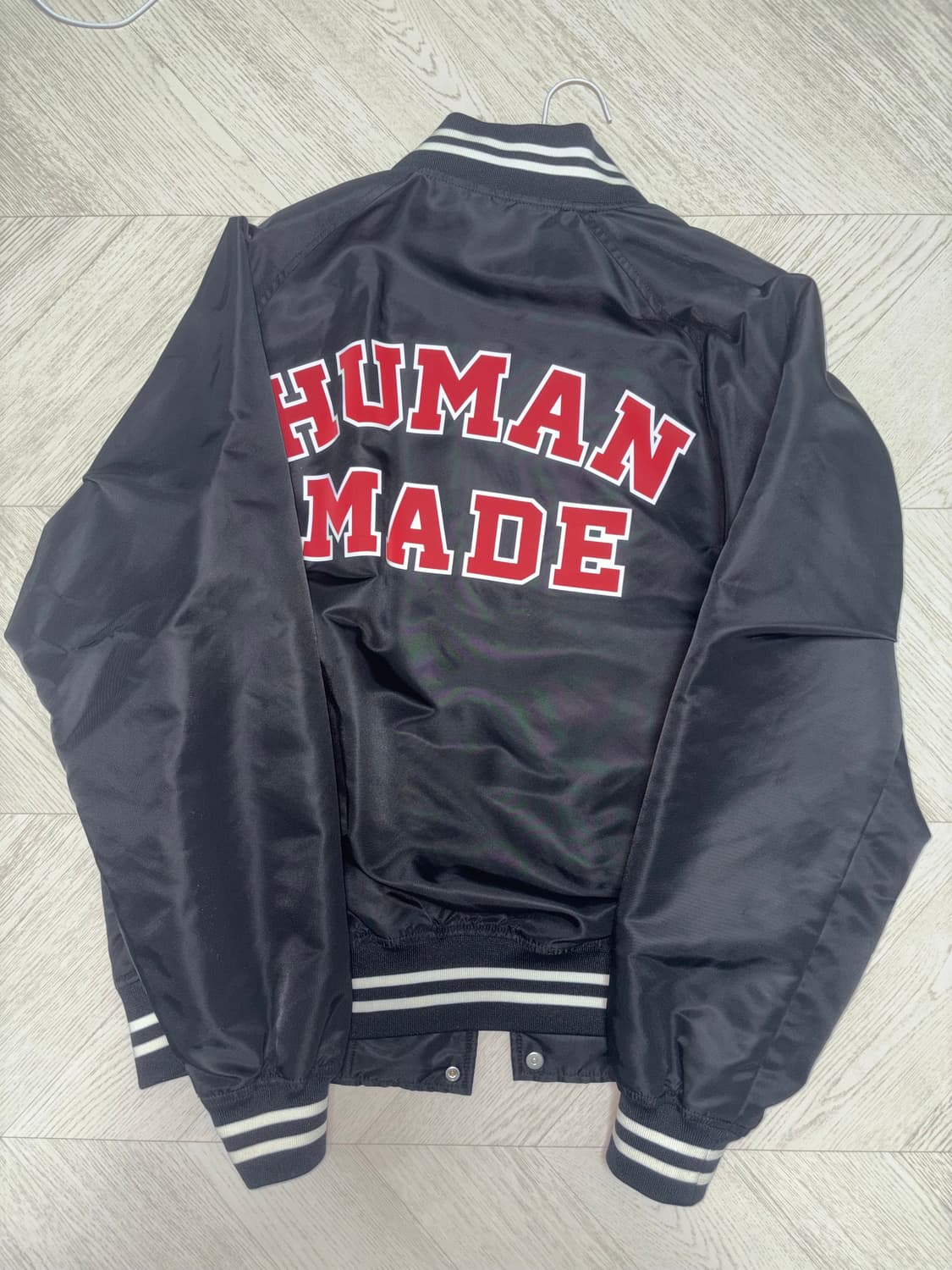 휴먼메이드 나일론 스타디움 자켓 블랙 상품이미지3