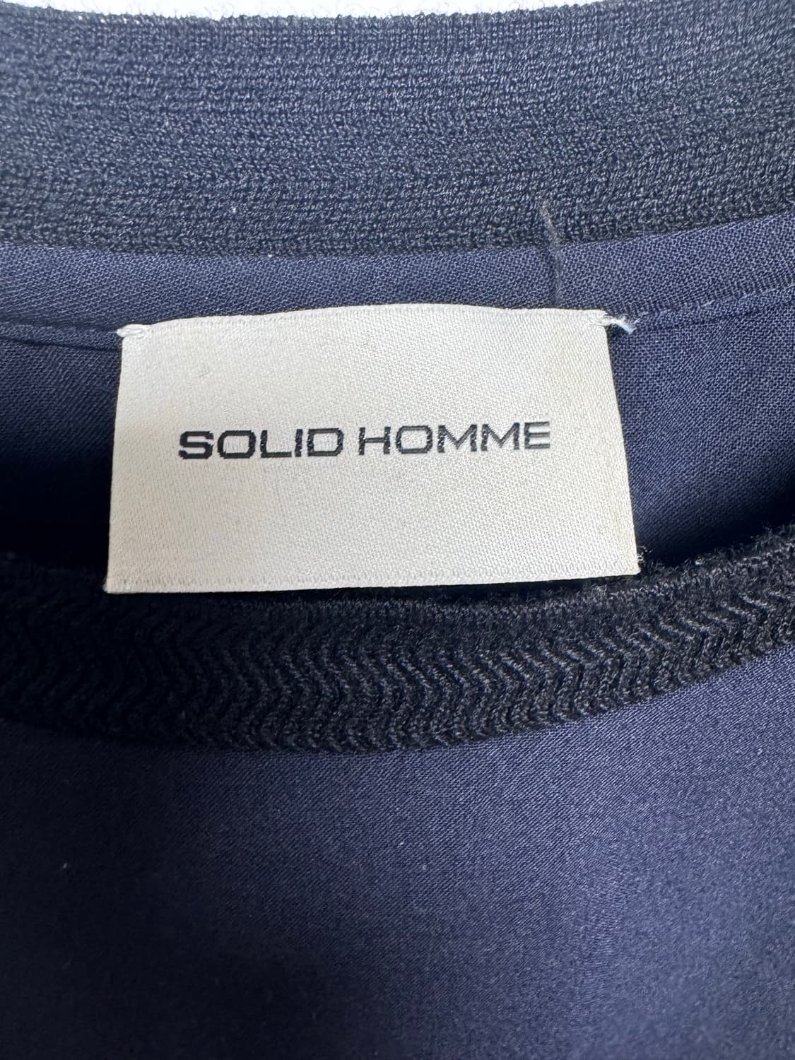 SOLID HOMME 솔리드옴므 17SS 배색 레이어드 티셔츠 (48) 상품이미지2