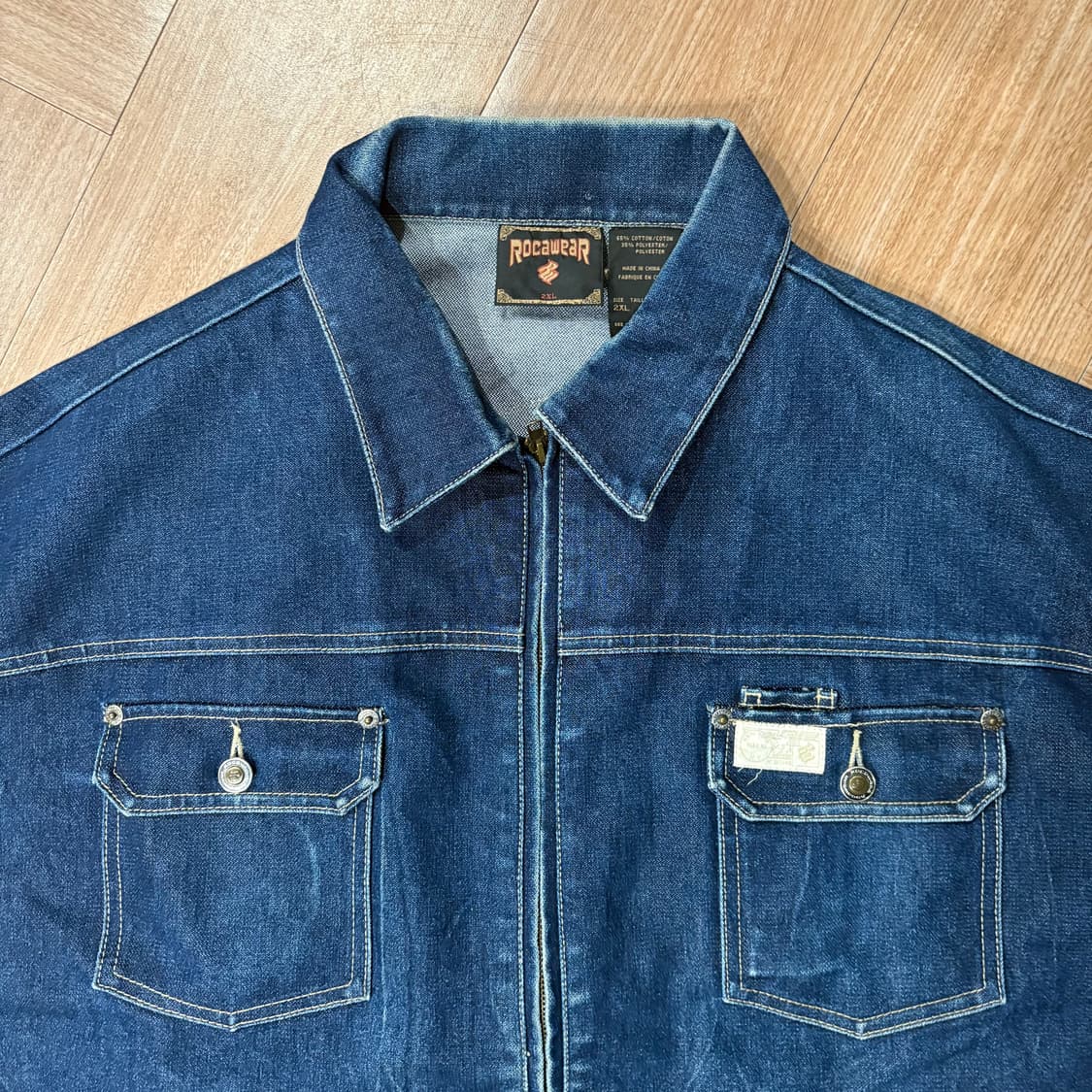 로카웨어 데님 집업 자켓 상품이미지5