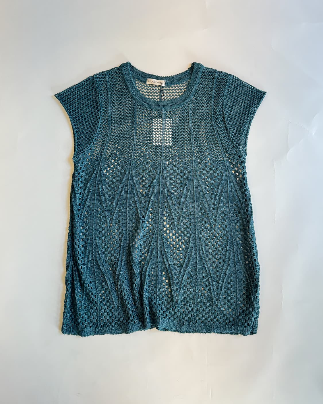 Crochet Knit Sleeveless Top 상품이미지1