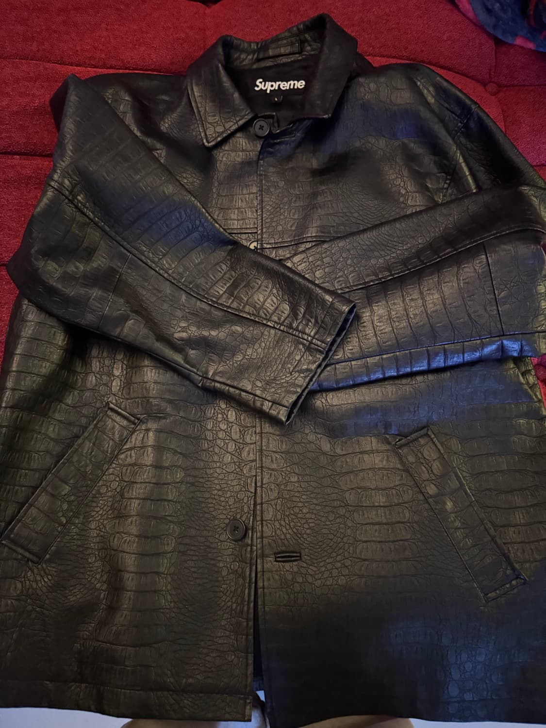 슈프림 croc 카코트 블랙 L 상품이미지3