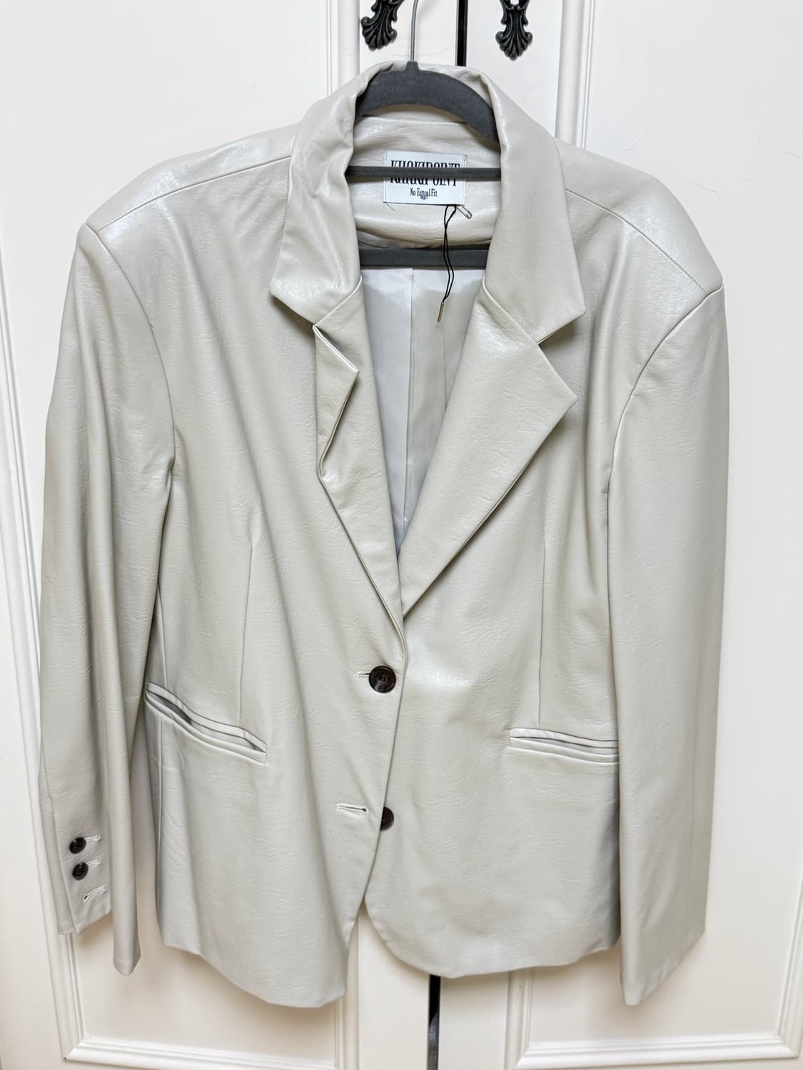 카키포인트 레더자켓  상품이미지1