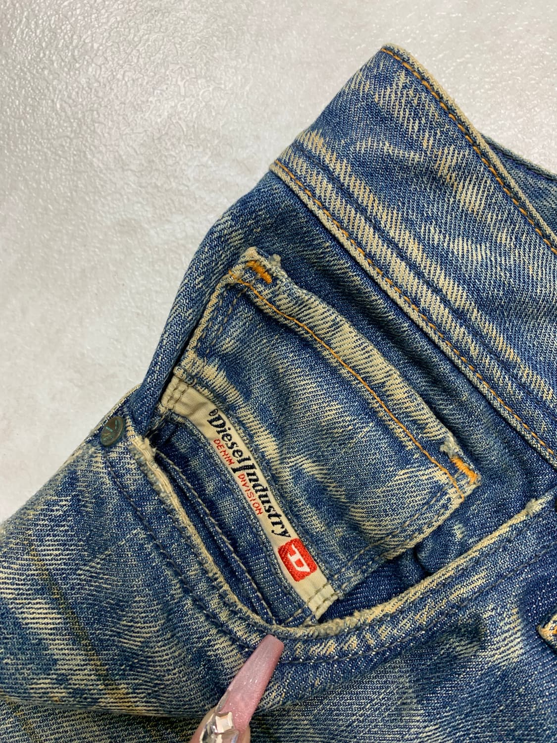 디젤 옐로우 워싱 데님 팬츠 #100 상품이미지5