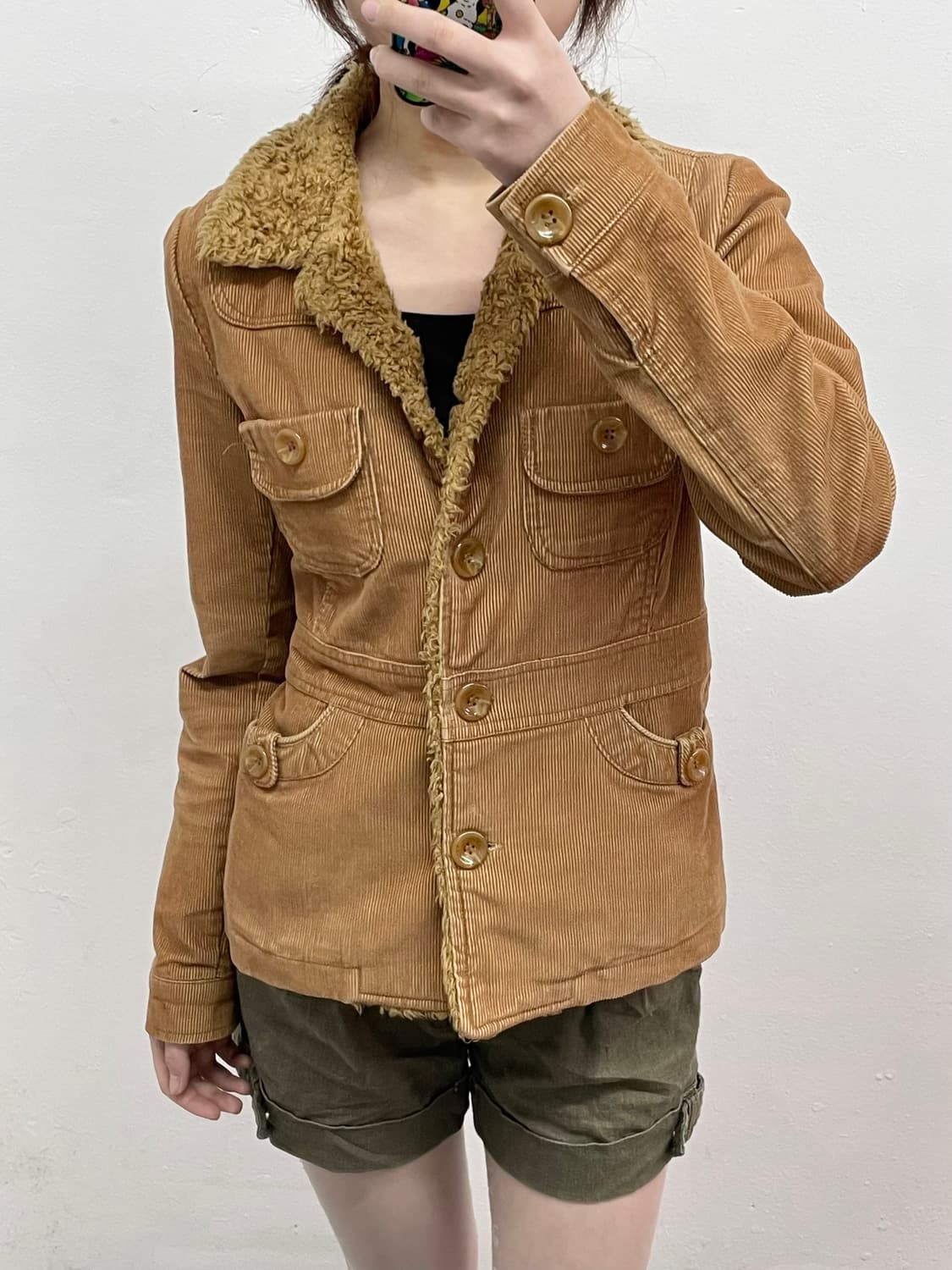 코듀로이 버튼 포켓 자켓  상품이미지5