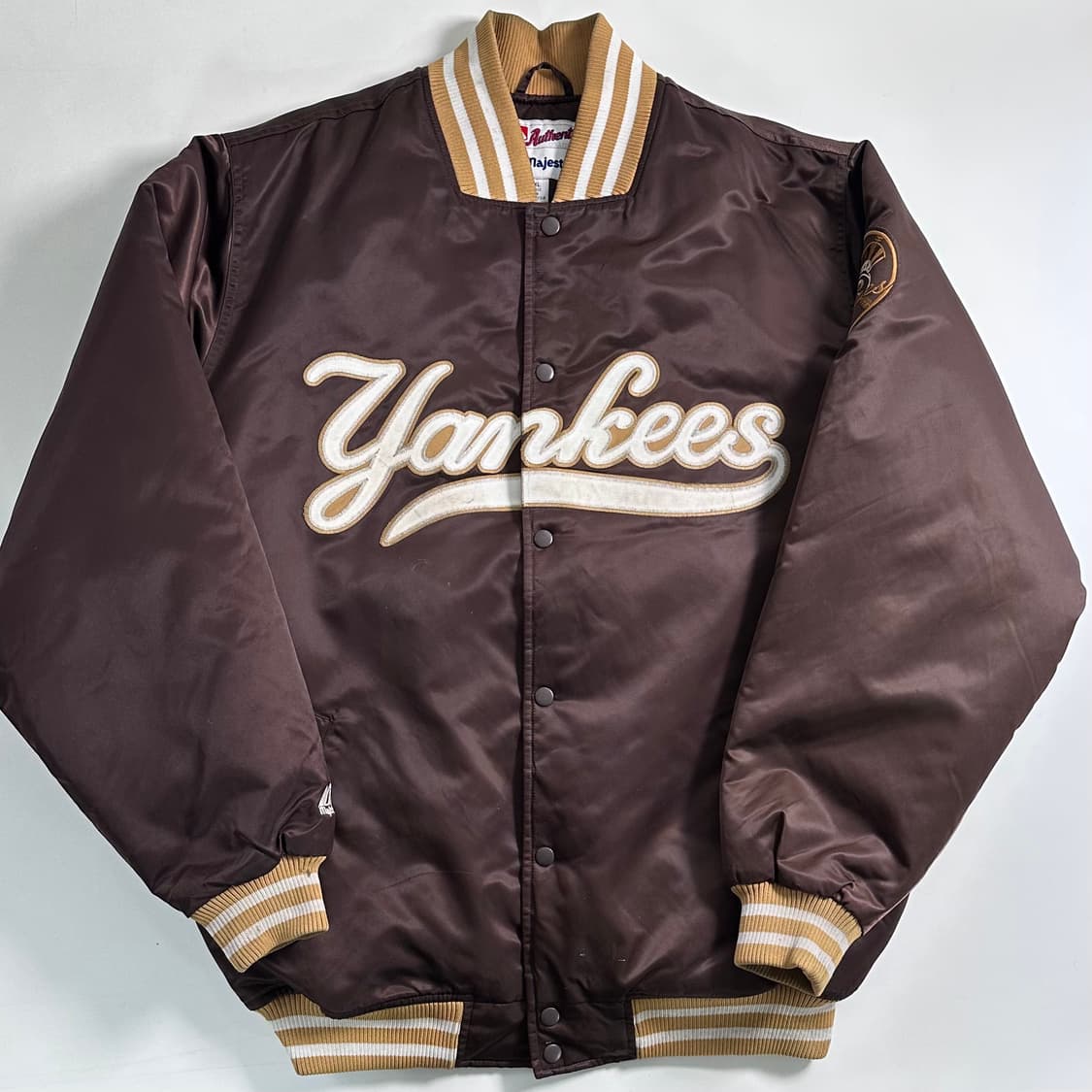 마제스틱 양키즈 브라운 스타디움 자켓 상품이미지1