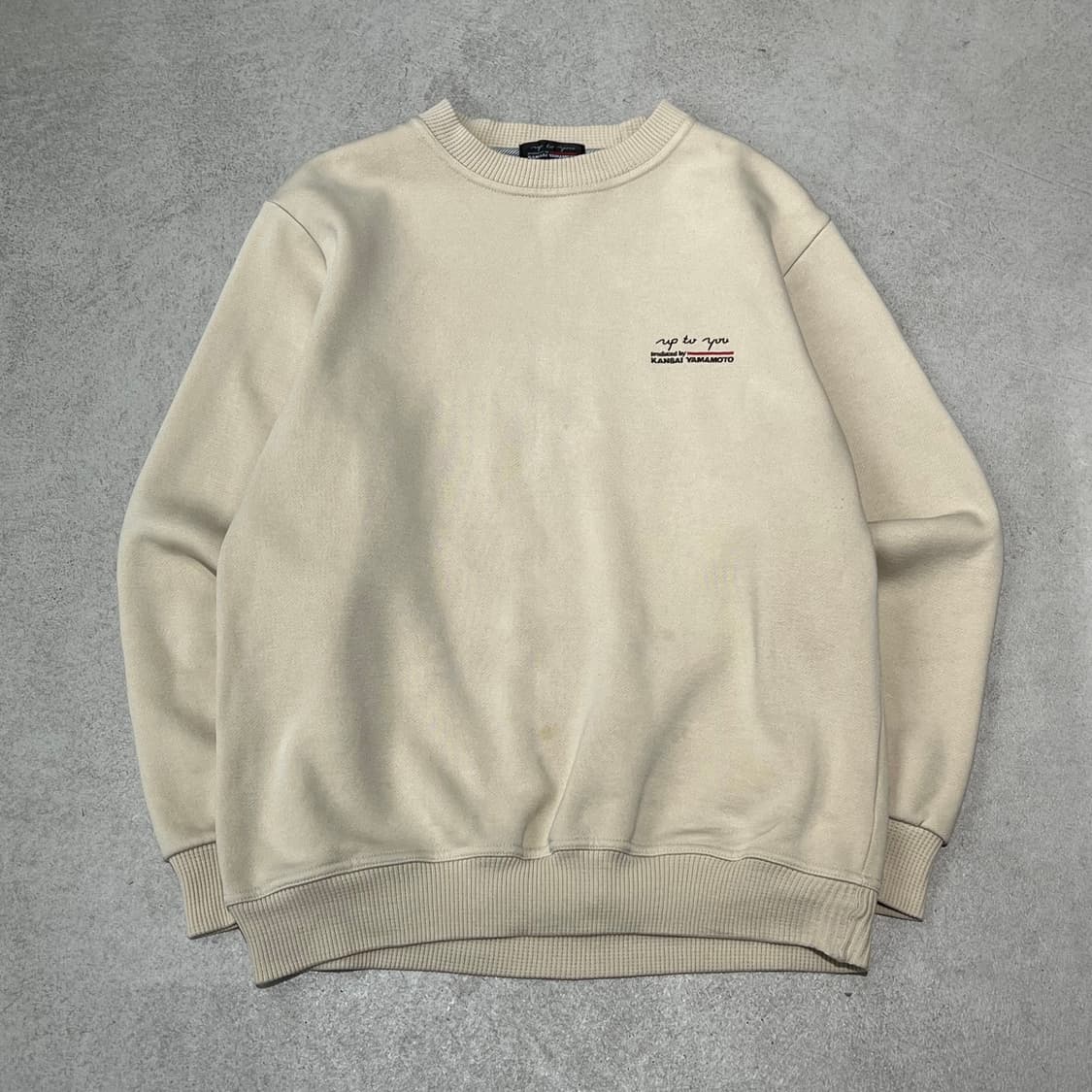 칸사이야마모트 로고 스웻셔츠 s10762 상품이미지1