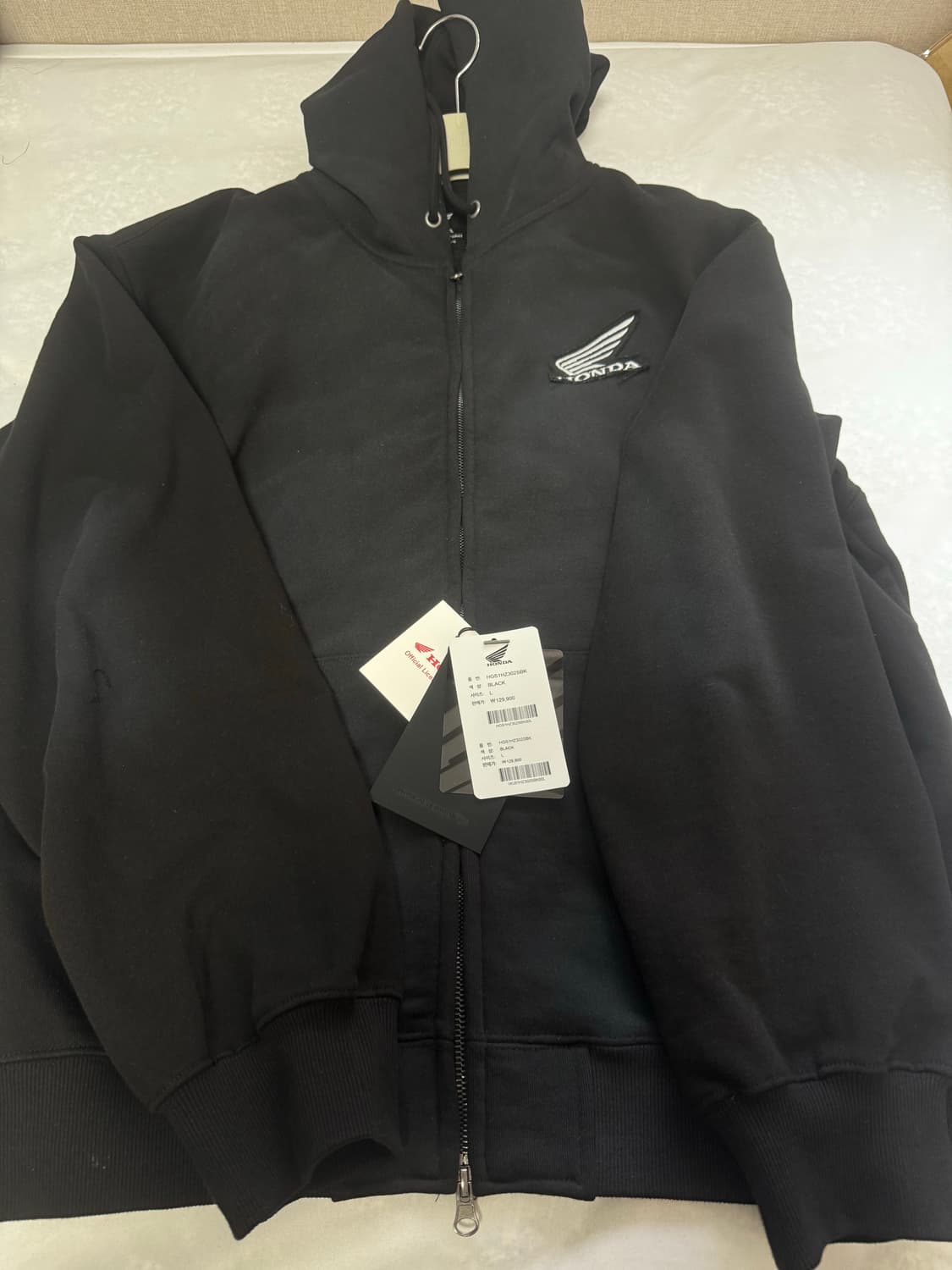 혼다 스터드 윙 워싱 후드집업 (새상품) 상품이미지2