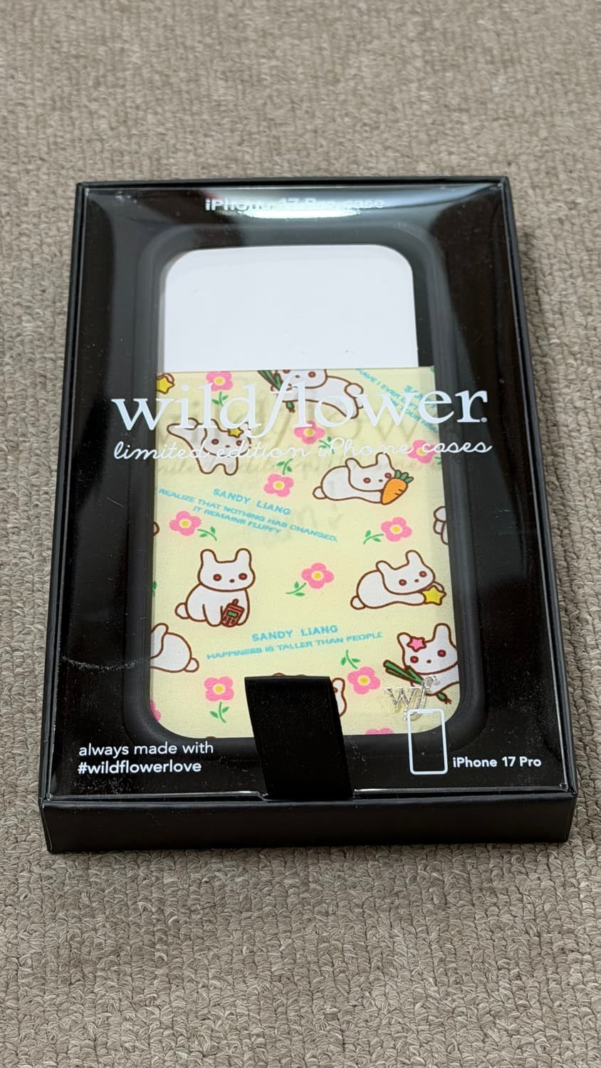 (새상품) 와일드플라워 샌디리앙 아이폰17프로 폰케이스 상품이미지1