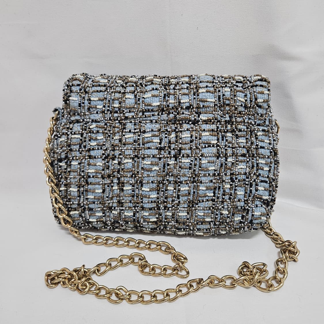 자라 트위드 체인 크로스백 상품이미지3