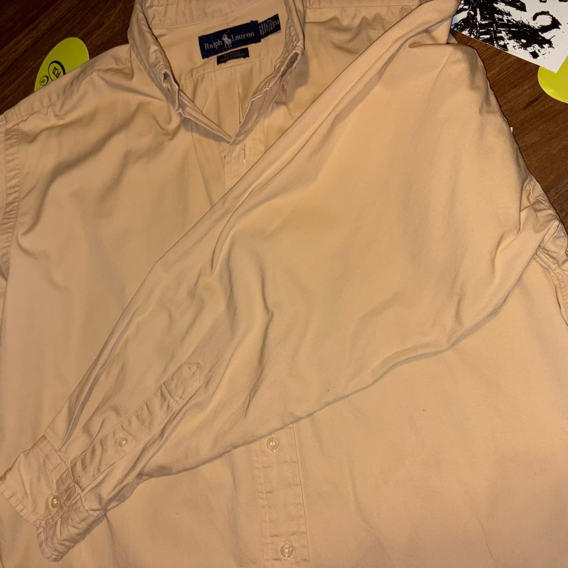 Polo ralph lauren dusty yellow shirt 상품이미지5