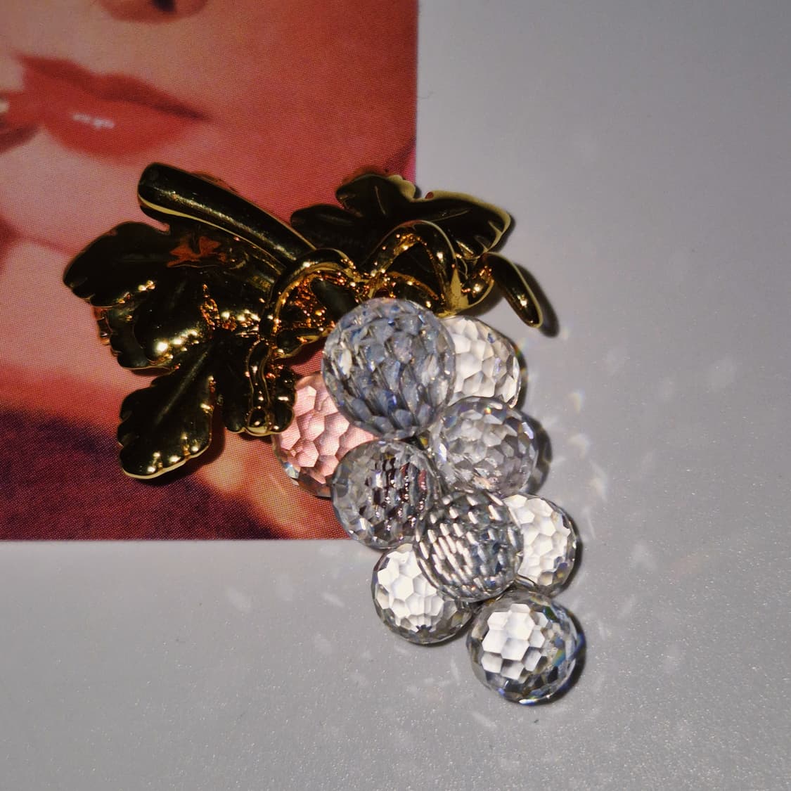 스와로브스키 크리스탈 포도 브로치 상품이미지9