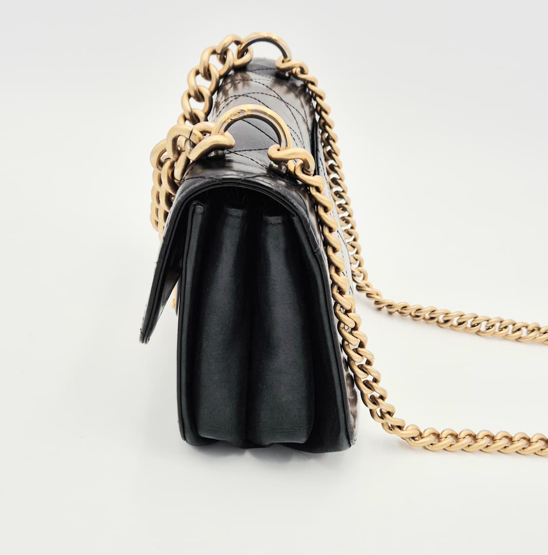 샤넬 플랩 아코디언 금장 체인 숄더백 상품이미지3