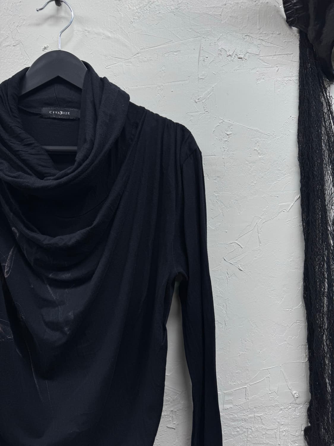 Civarize smoke asymmetry draping cut sew 상품이미지4