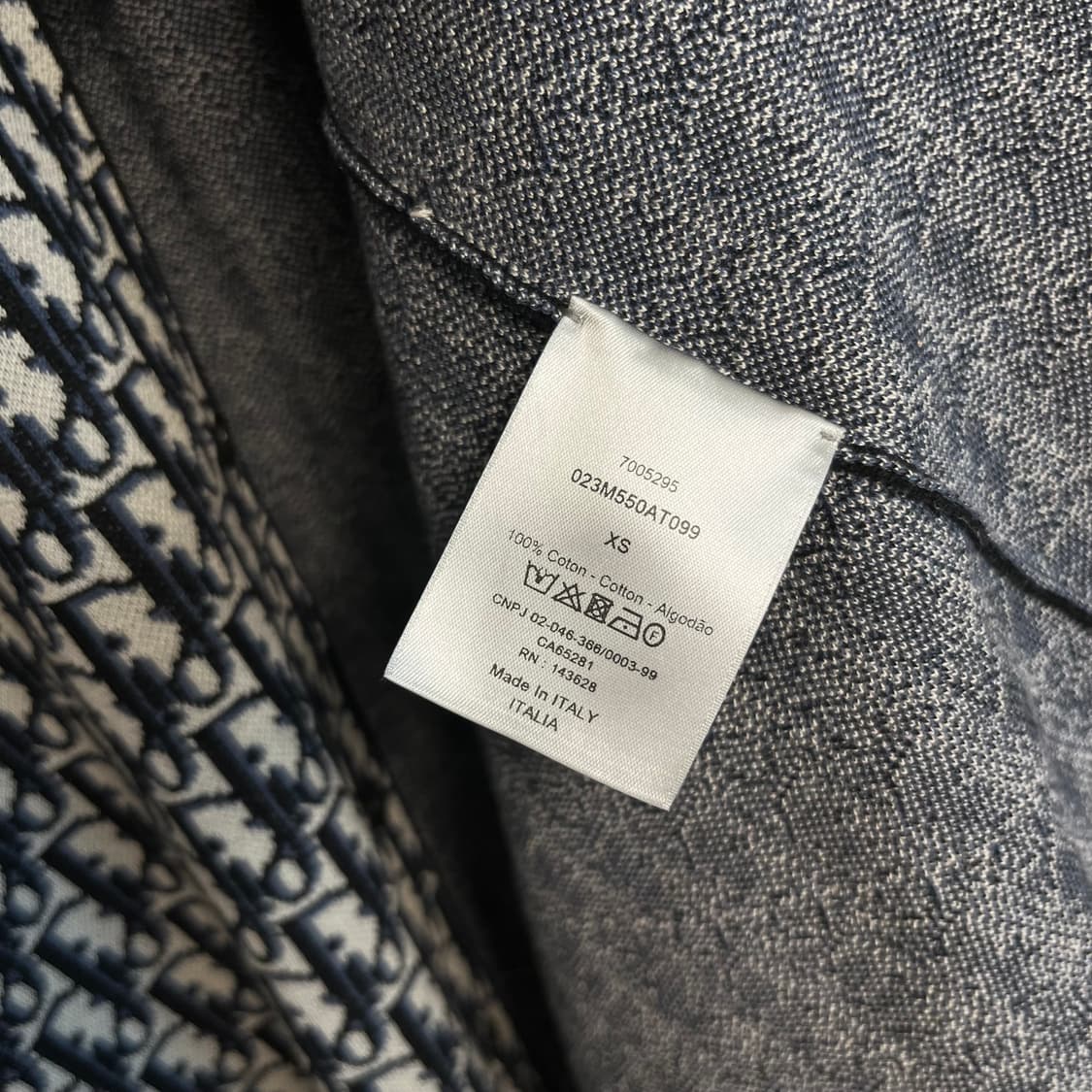 [정품/최상급] 디올 오블리크 니트 셔츠 상품이미지4