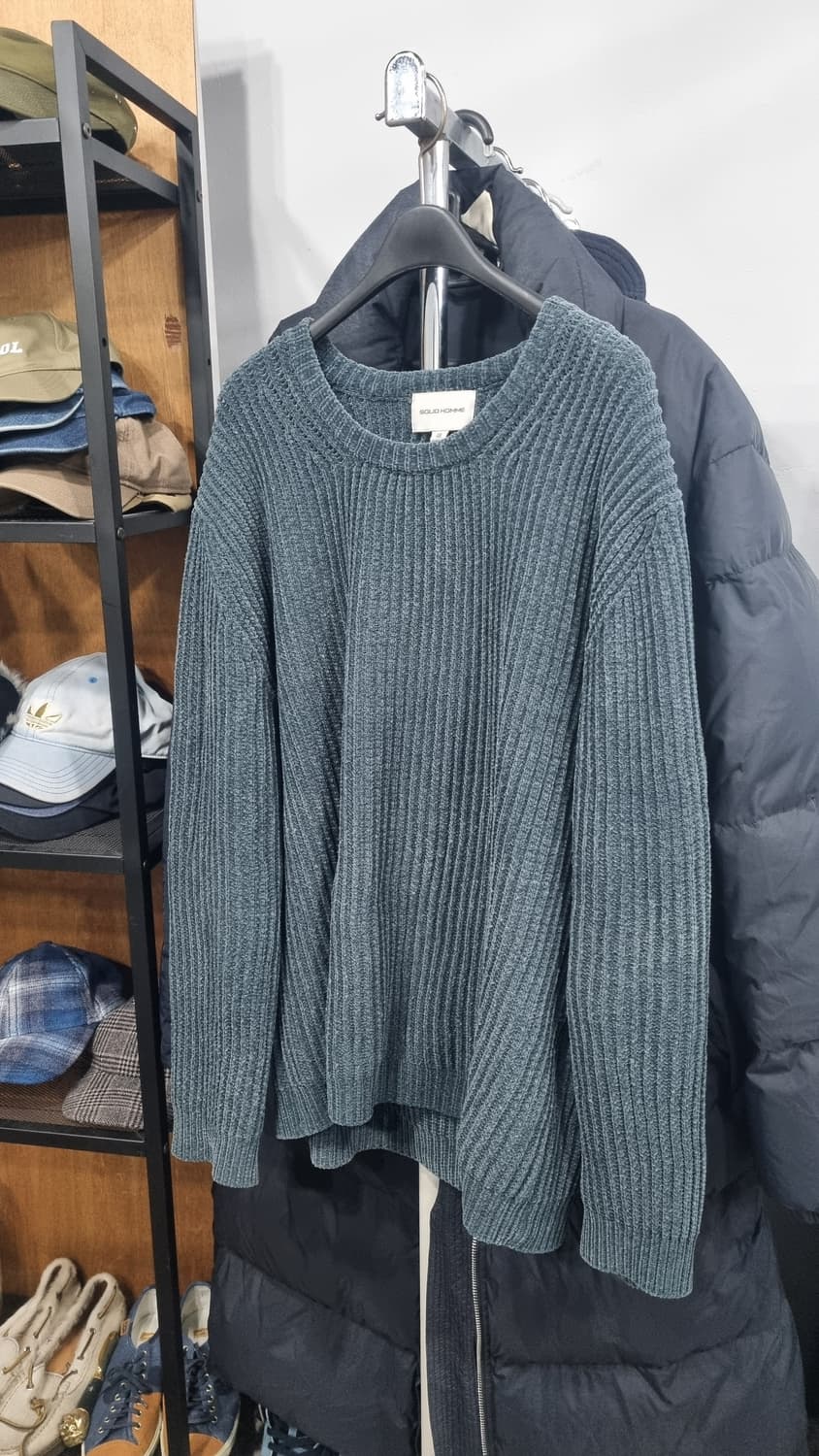 쏠리드옴므 우영미 100size(가슴반품53) 깔끔한 니트 상품이미지1