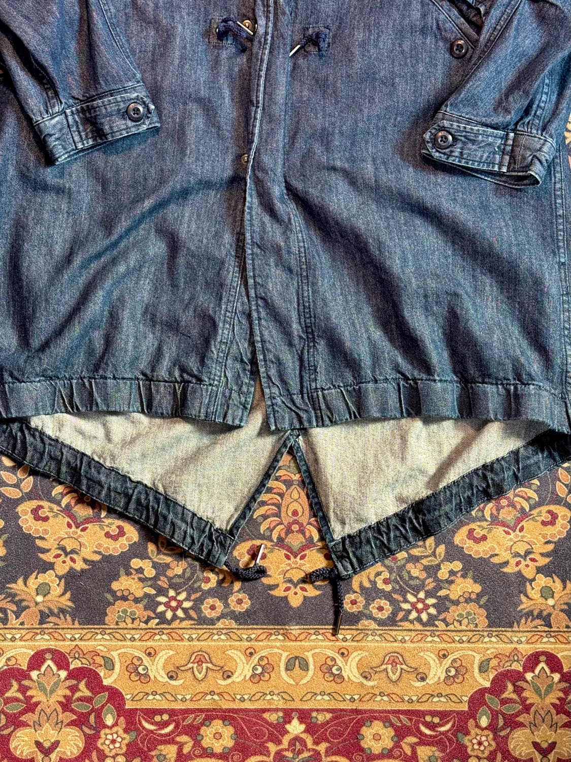 Back Number 데님 피쉬테일 파카 상품이미지5