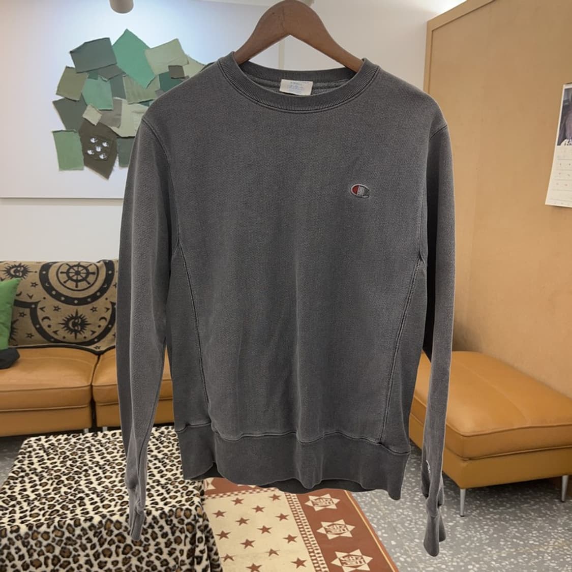 챔피온 리버스위브 올드스쿨 빈티지 캐주얼 약기모 맨투맨 S C09001 상품이미지3