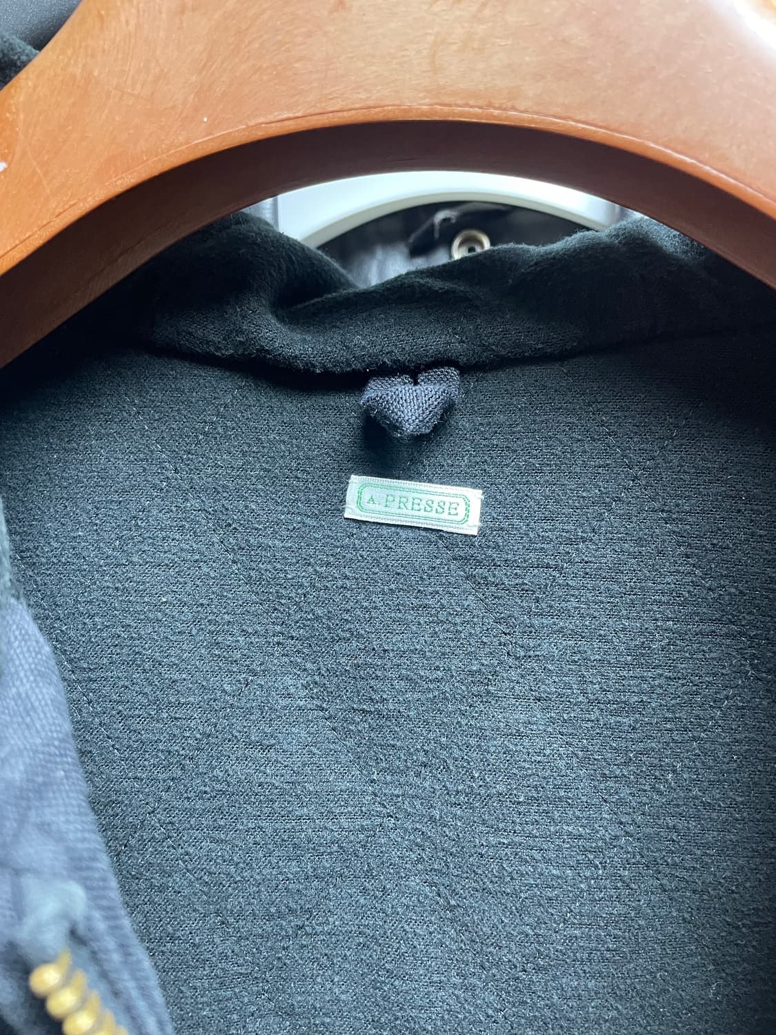 [2] 급처 아프레쎄 실크 린넨 후드 파카 상품이미지5