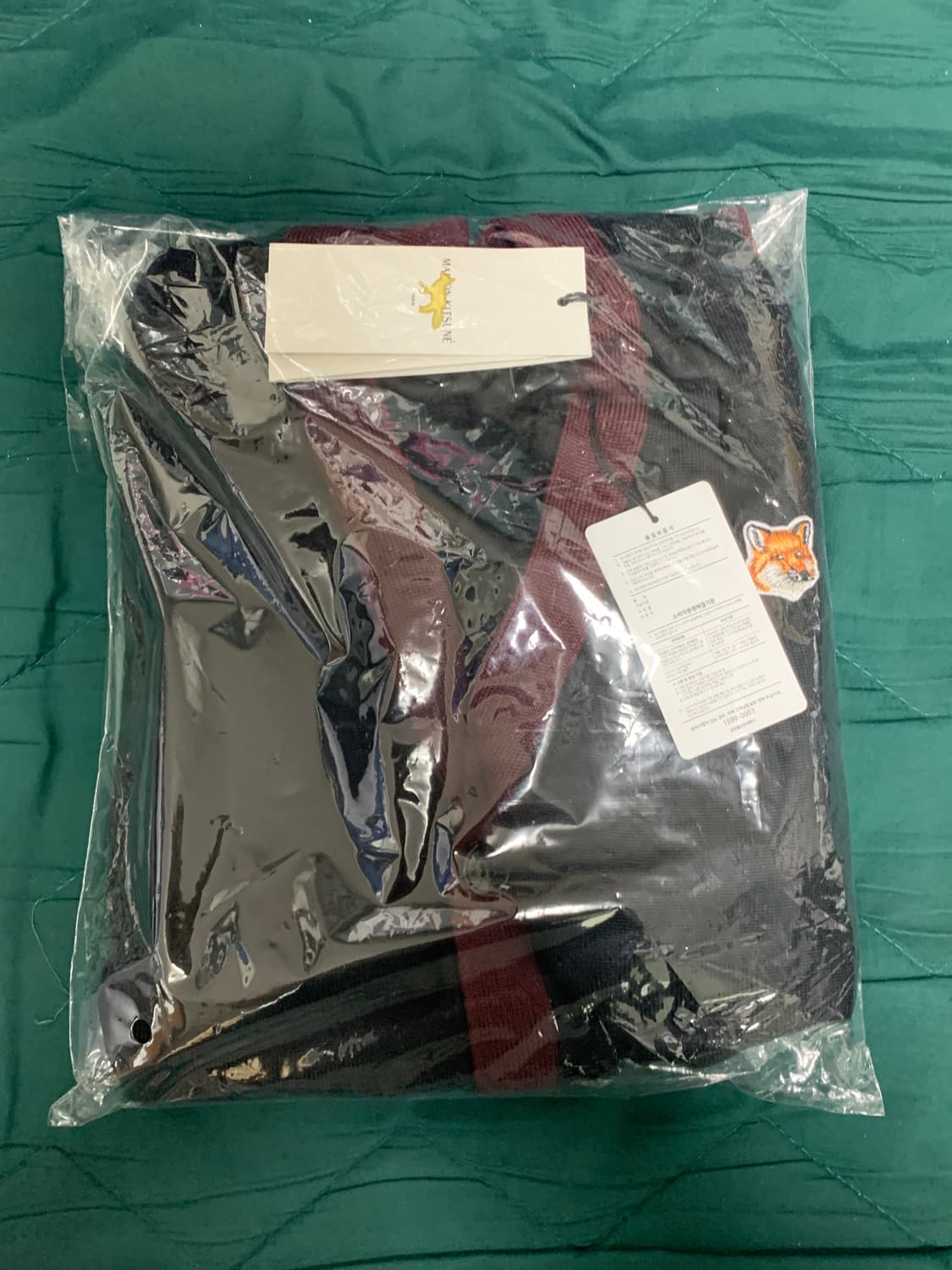 메종키츠네 폭스헤드 패치 가디건 XL 상품이미지2