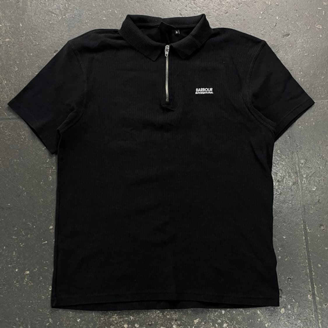 105 바버 23SS 반집업 폴로 니트  상품이미지1