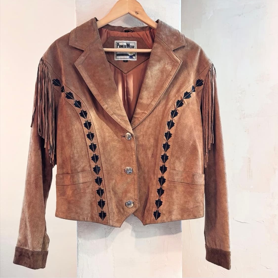 90's 파이오니어 웨어 웨스턴 프린지 자켓 상품이미지2