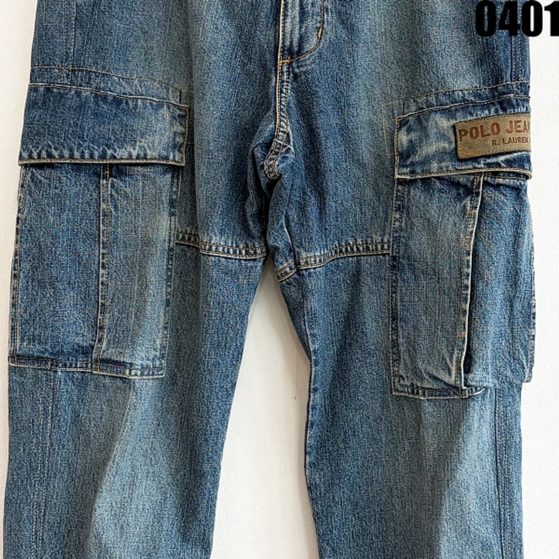 폴로 진스 컴퍼니 데님 카고 팬츠 78-94 0401 상품이미지3
