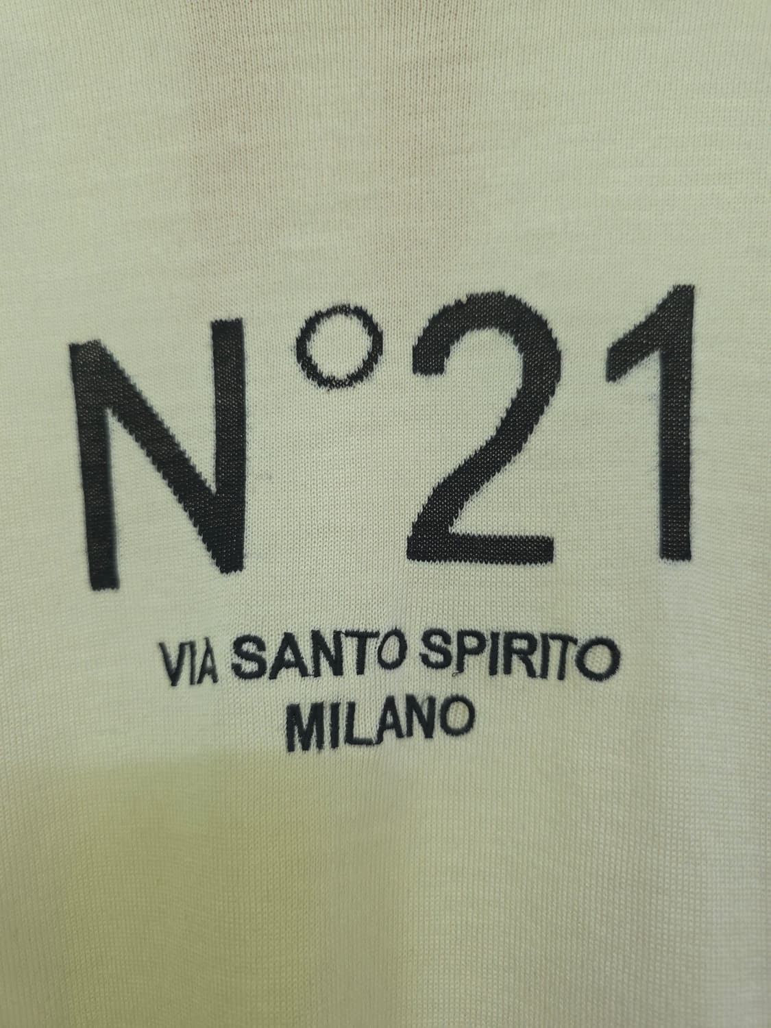 N21 넘버투엔티원 버진울100 로고 니트 IT40 상품이미지4