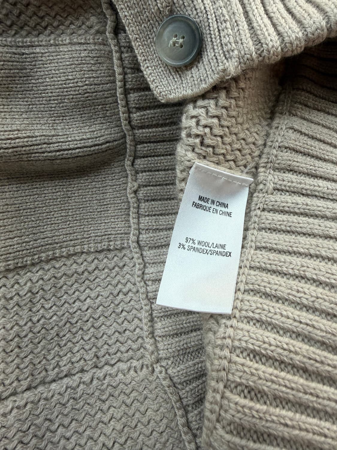 .S/ 띠어리 와플직조 울 니트 가디건 자켓 상품이미지8