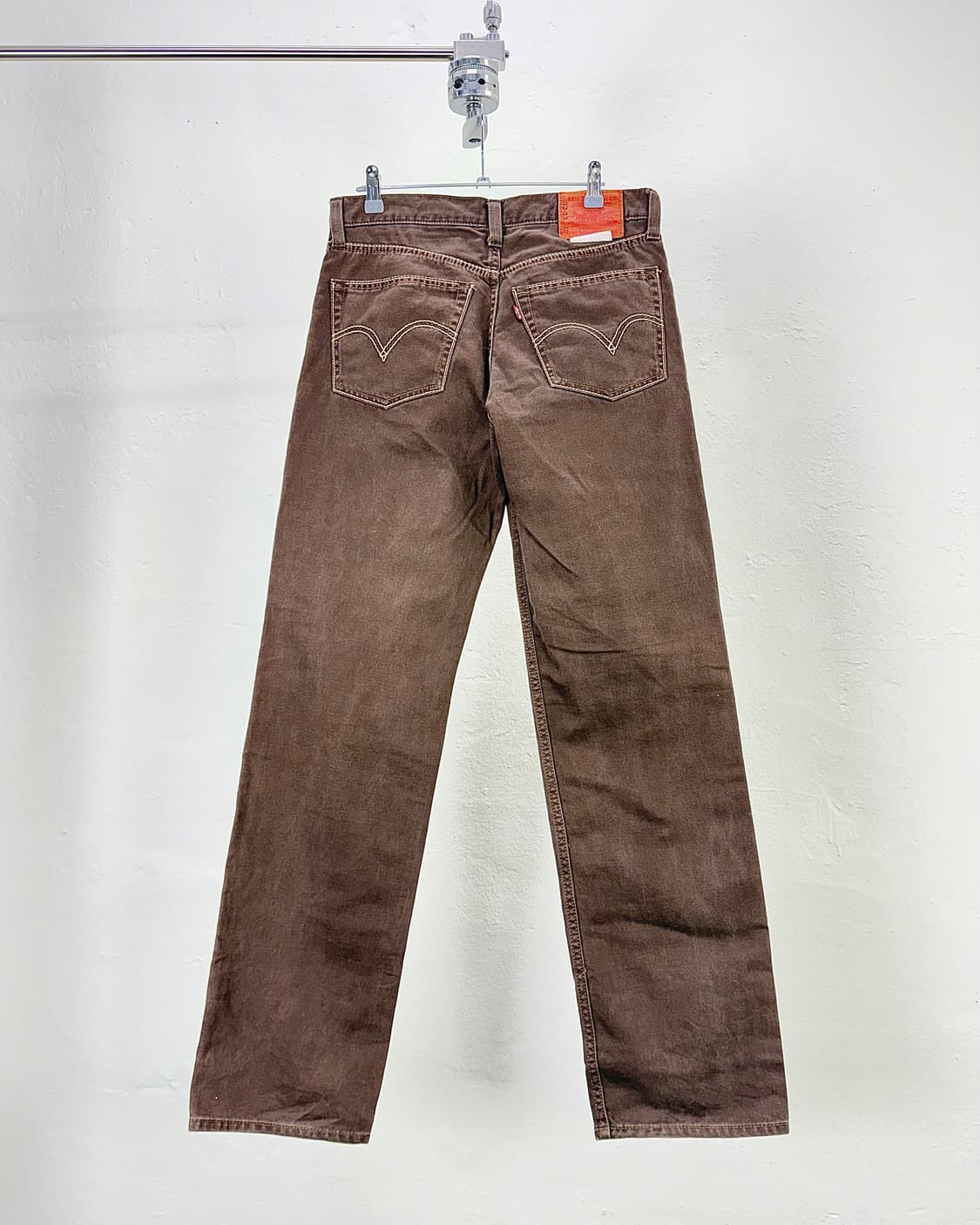 리바이스 브라운 502-37 재팬기 데님 팬츠 상품이미지6