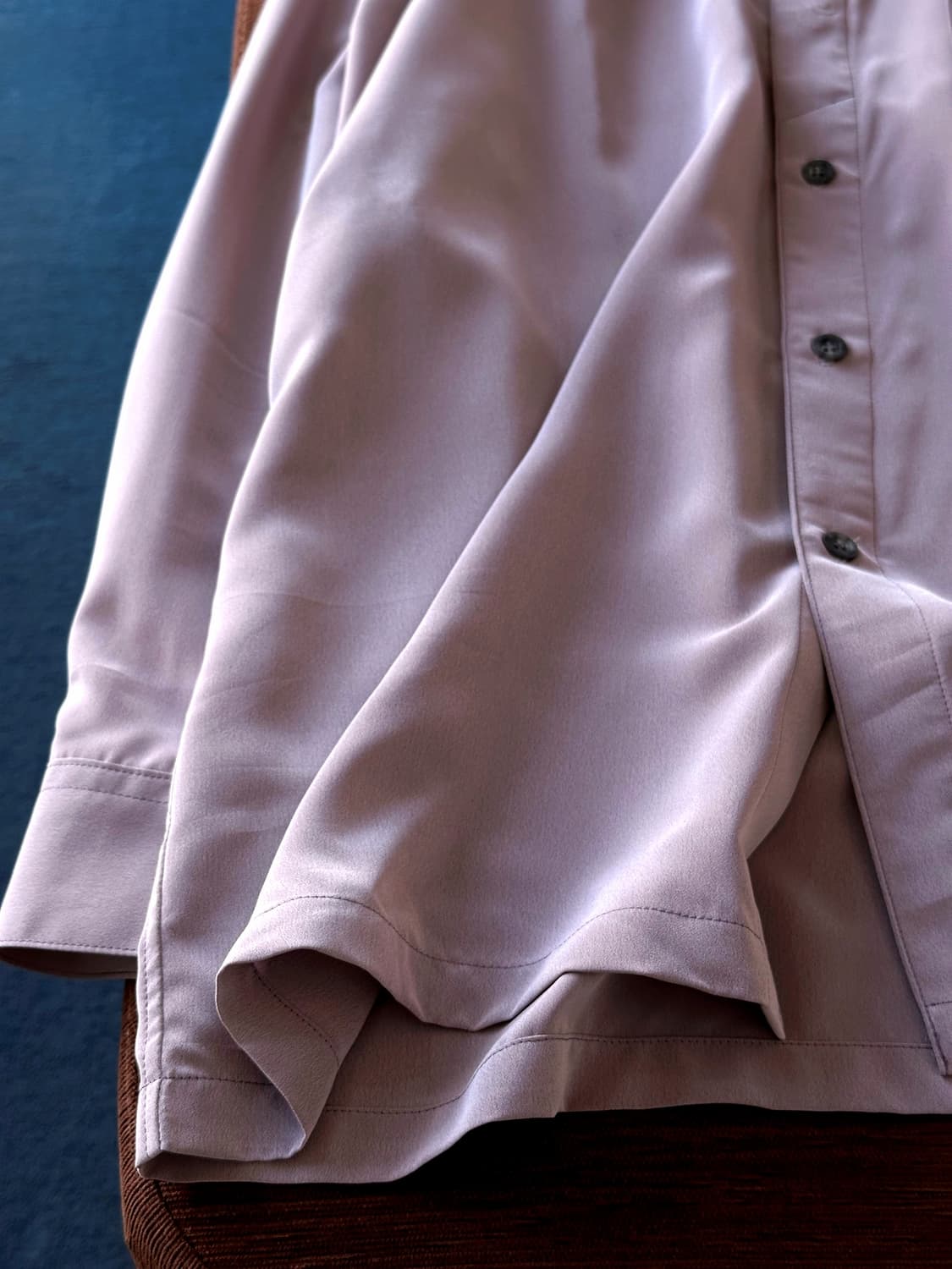 Silky fabric design blouse shirt 상품이미지8